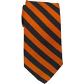 Stock Silk Black/Orange Stripe Tie